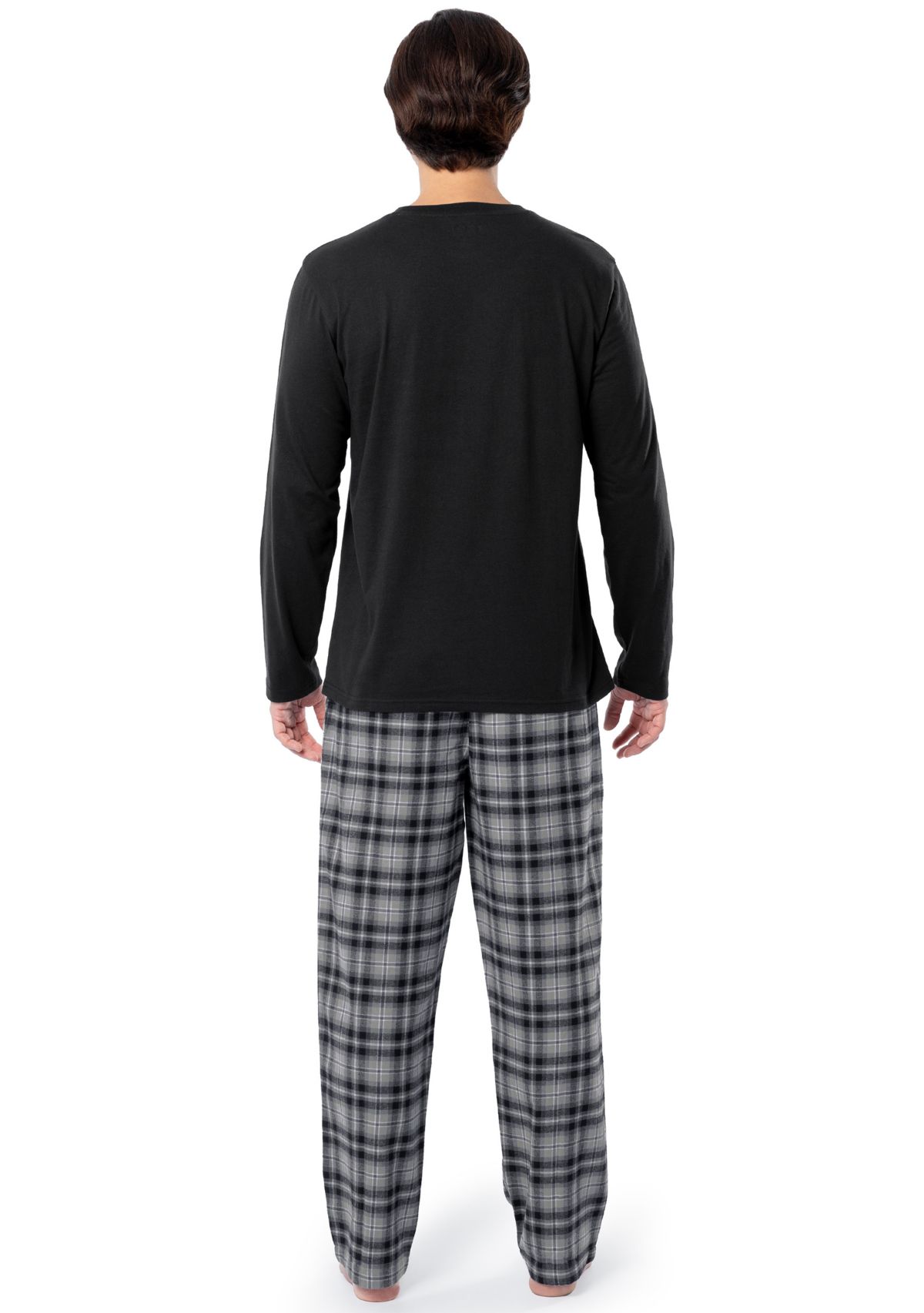 Big & Tall Plaid Pajama Set