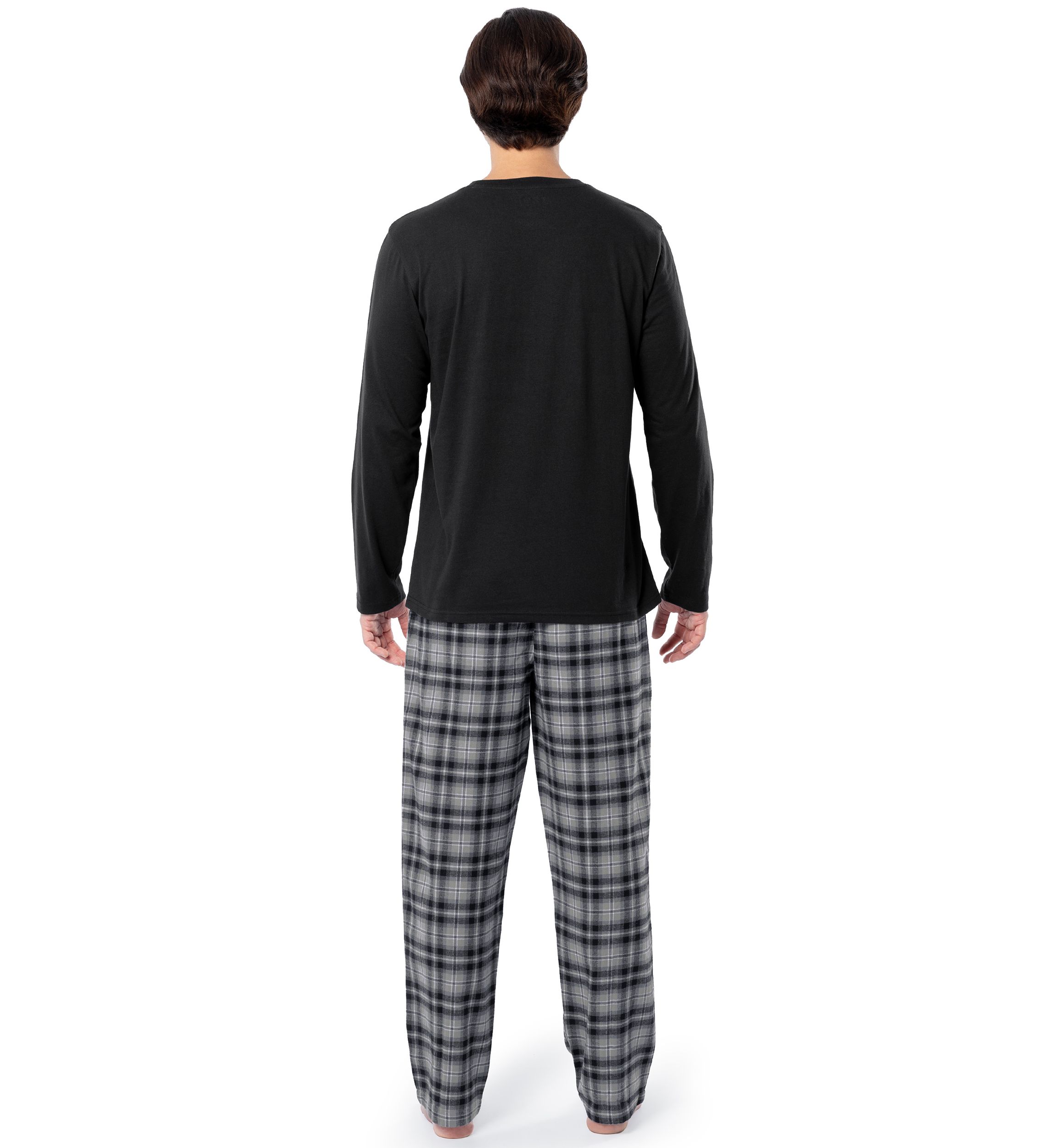 Big & Tall Plaid Pajama Set