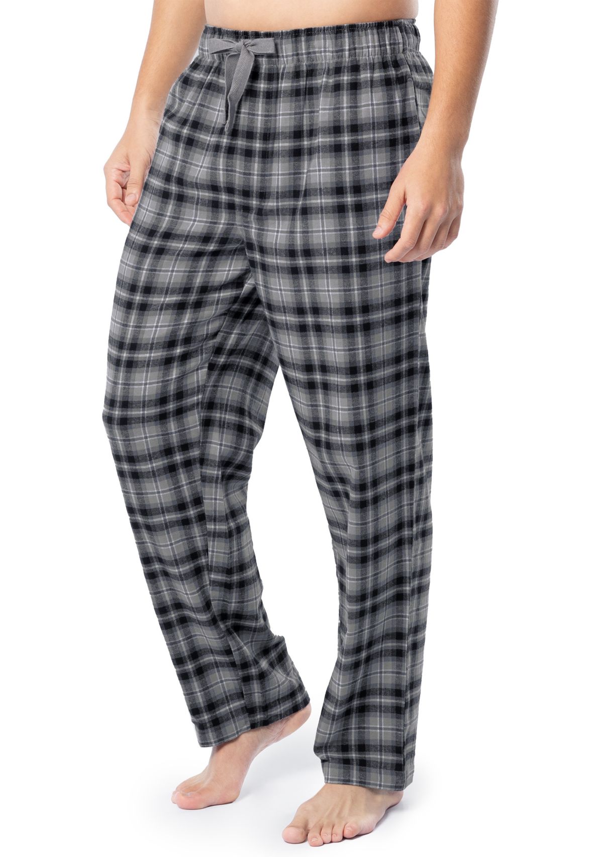 Big & Tall Plaid Pajama Set