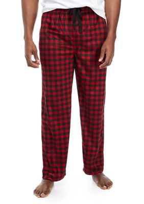 big and tall plaid pajama pants