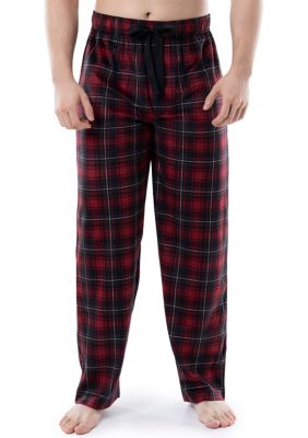 IZOD Silky Fleece Plaid Lounge Pants | belk