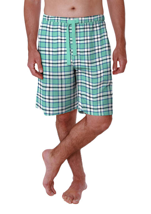Light Touch Plaid Pajama Shorts