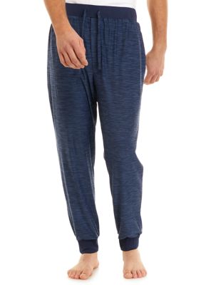 IZOD Men's Lite Touch Fleece Sleep and Lounge Pajama Pant Fast Food Print 