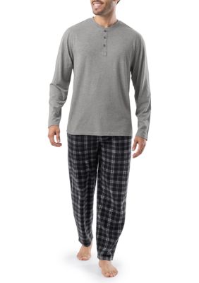 Michael Kors Men`s Knit Fleece Loungewear Sleepwear Pajama PJ