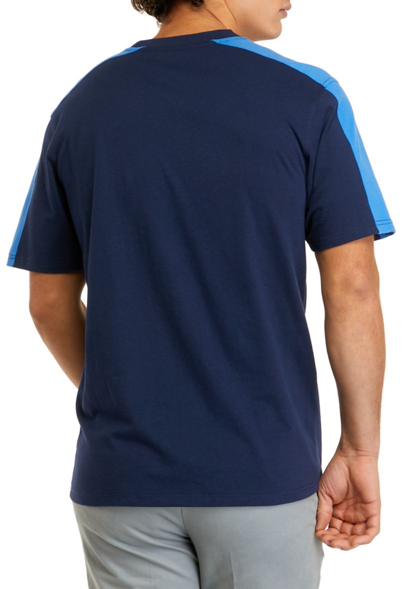 Short Sleeve Color Block Pajama T-Shirt