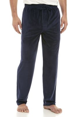 navy velour pants