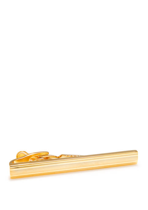 58 Millimeter Gold Line Detail Jasper Tie Bar