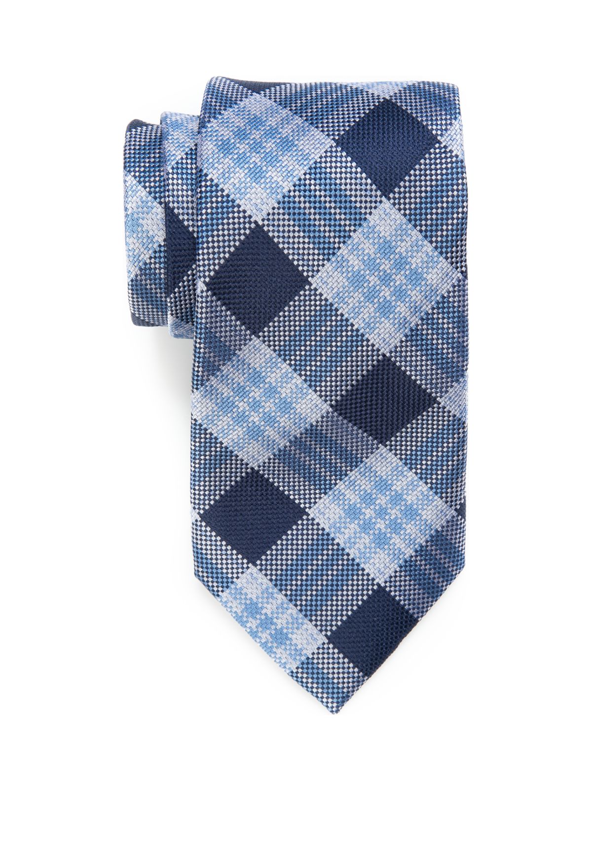 Extra Long Basel Plaid Tie 