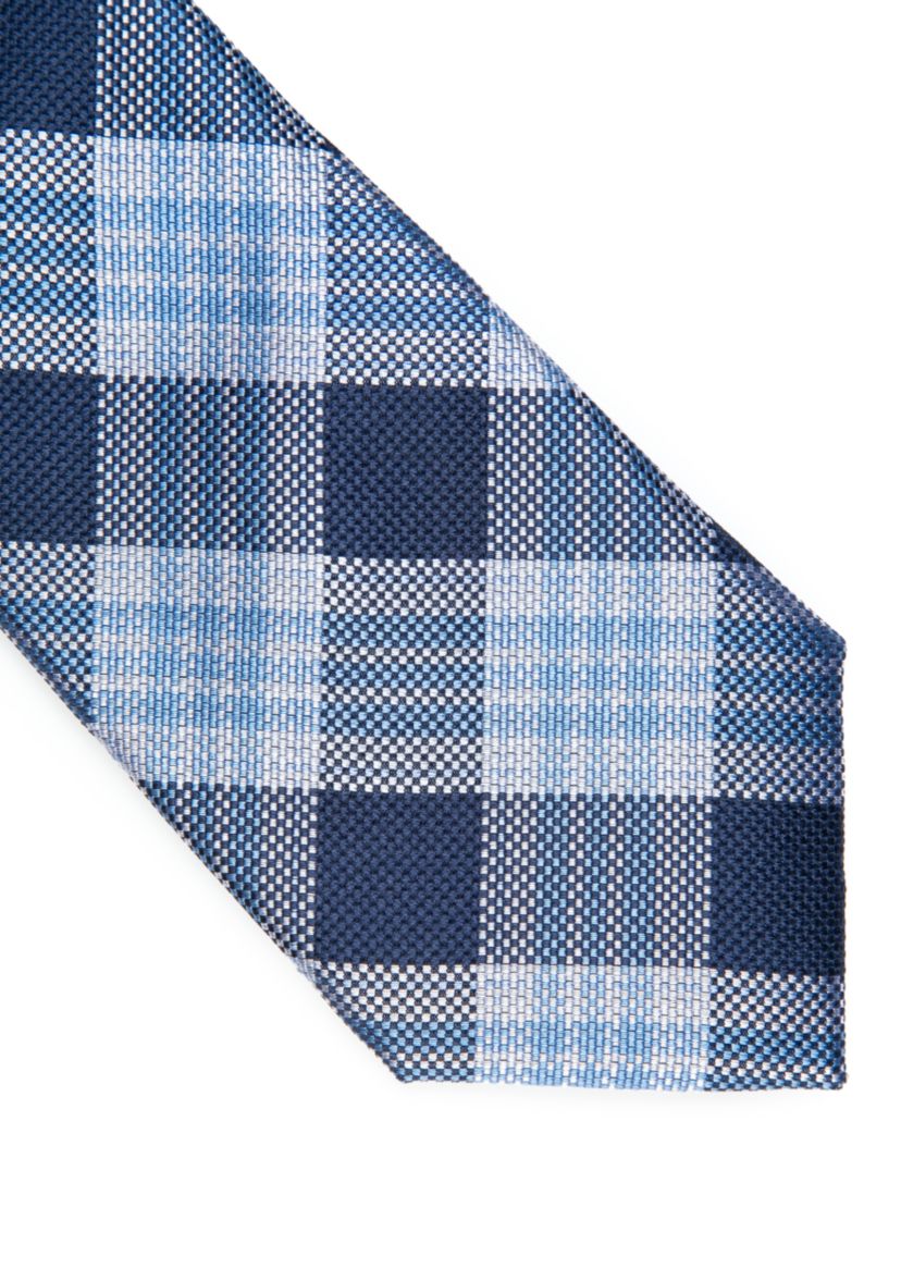 Extra Long Basel Plaid Tie 