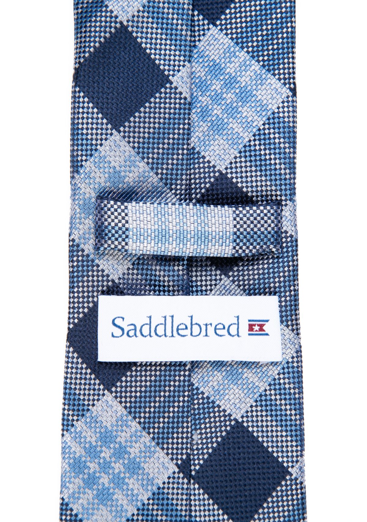 Extra Long Basel Plaid Tie 