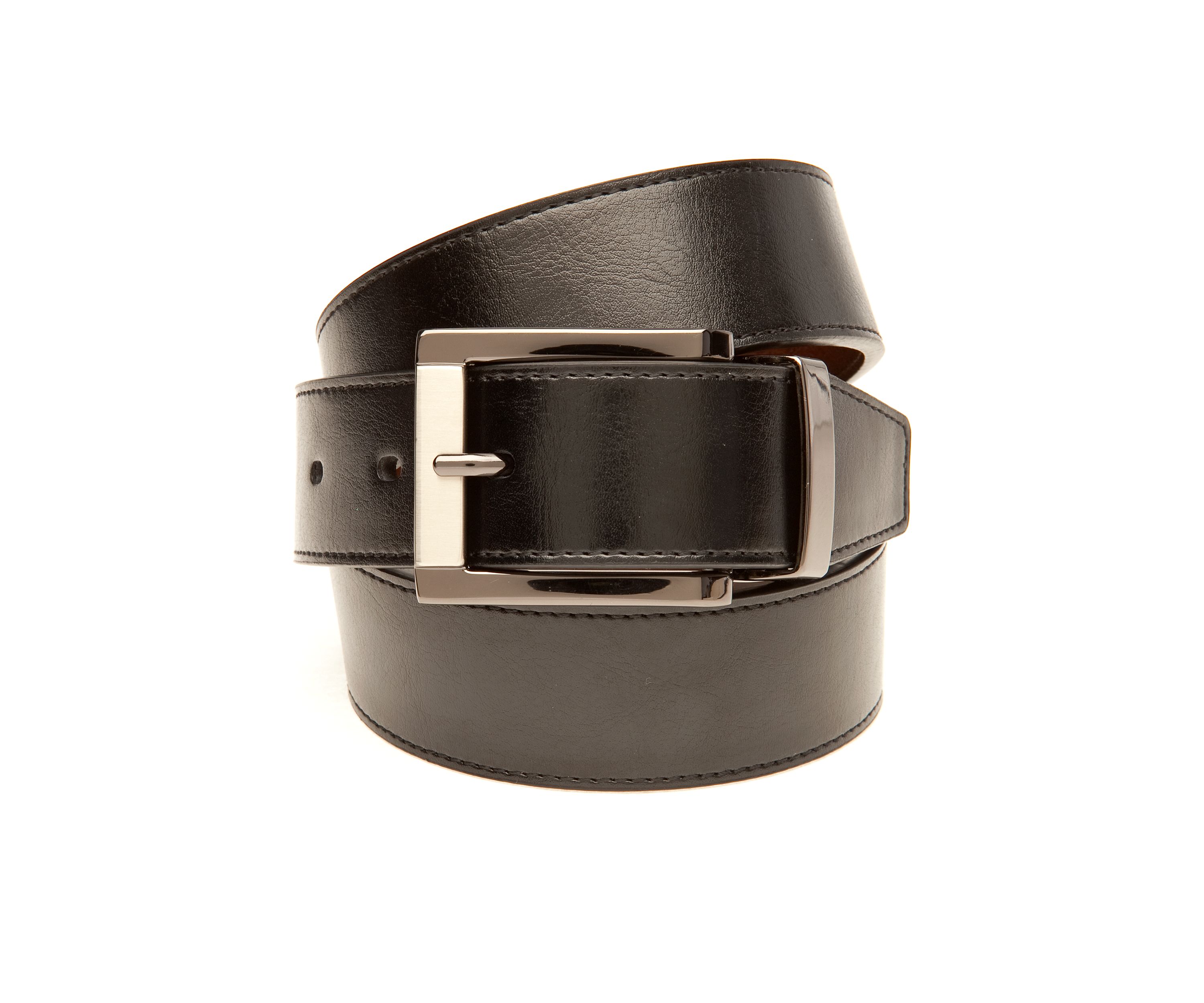 Big & Tall Leather Reversible Dress Belt