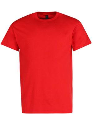 Gildan Men's Big and Tall Classic Crew Neck T-Shirt, Red, 5XL