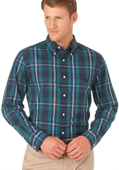 Chaps Custom Fit South Shore Plaid Shirt | Belk