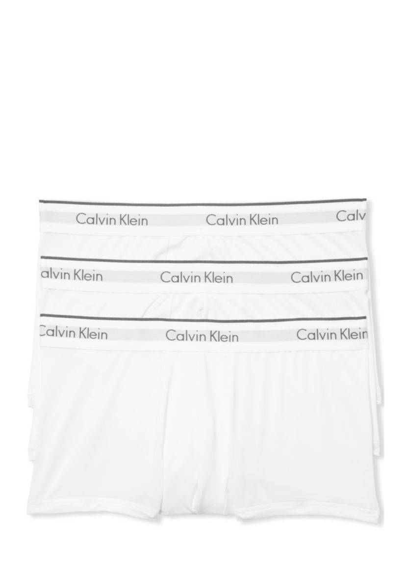 Microfiber Stretch Low Rise Trunks - 3 Pack