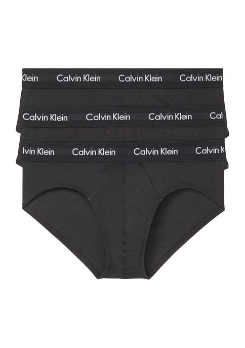 Calvin Klein 3 Pack Stretch Hip Briefs