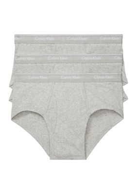 Nautica Pack Of 3 Ribbed Briefs in Gray