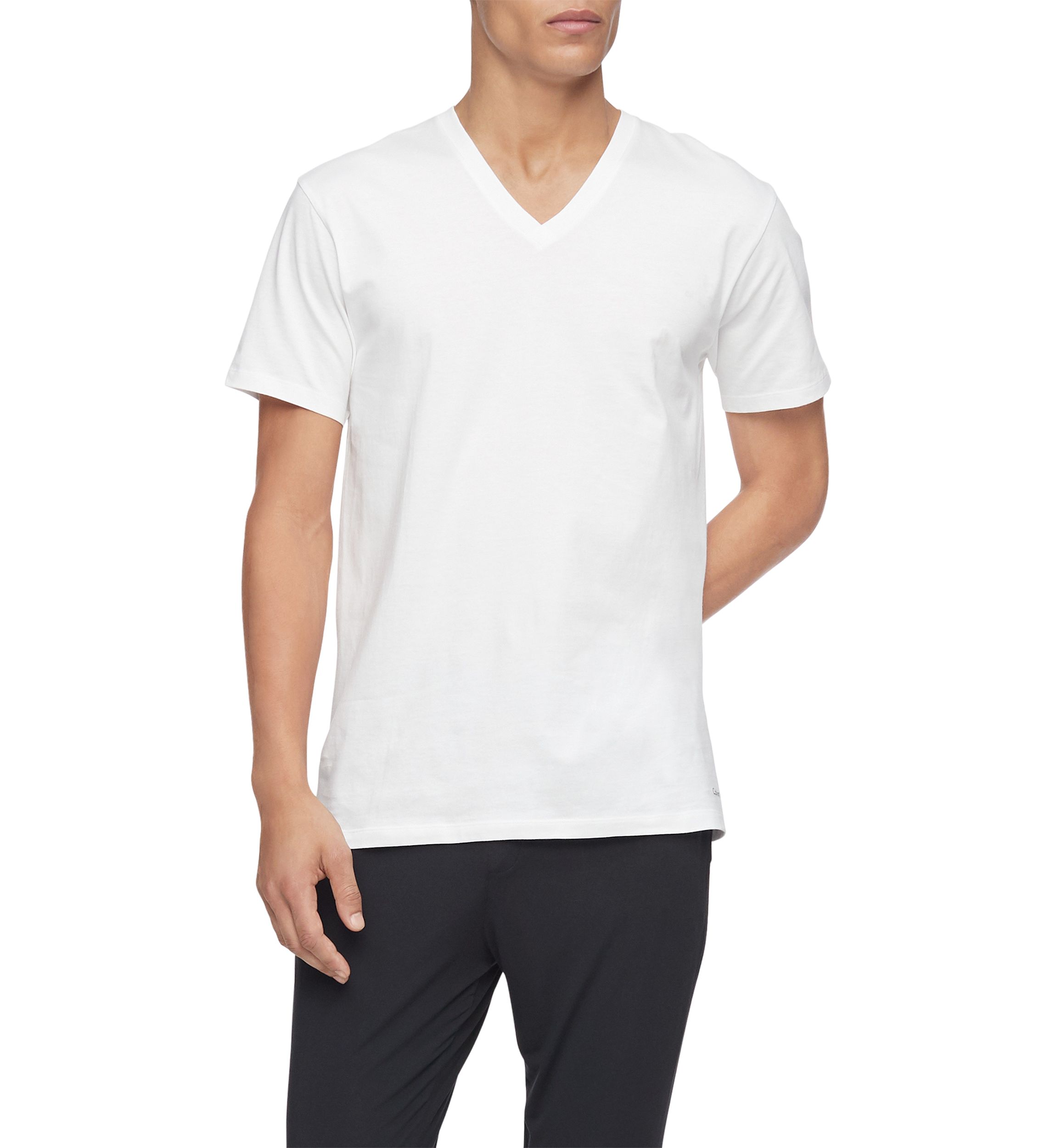100% Cotton 3-Pack V-Neck T-Shirt