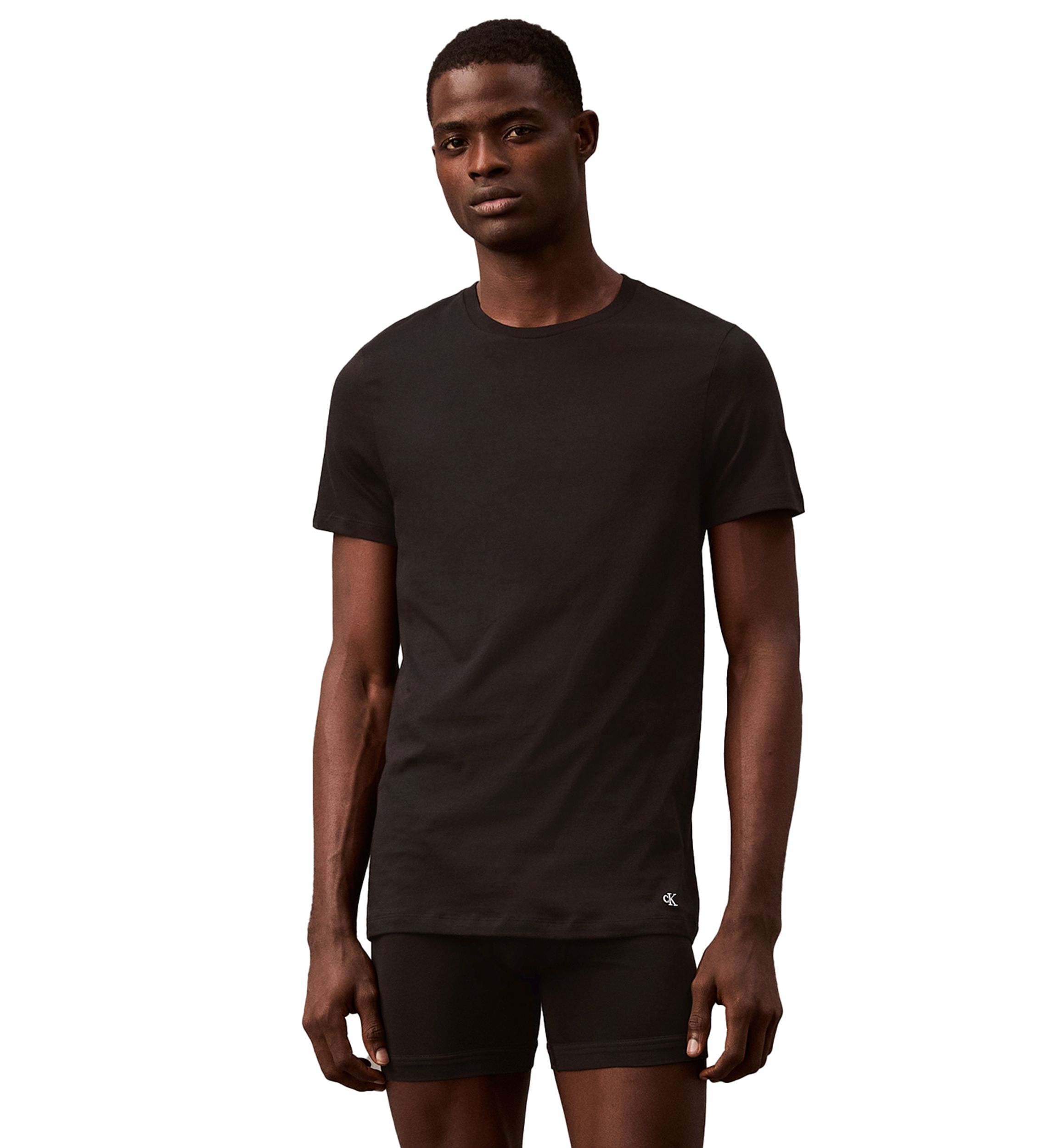 Short Sleeve Crew Neck Undershirt - 3 Pack