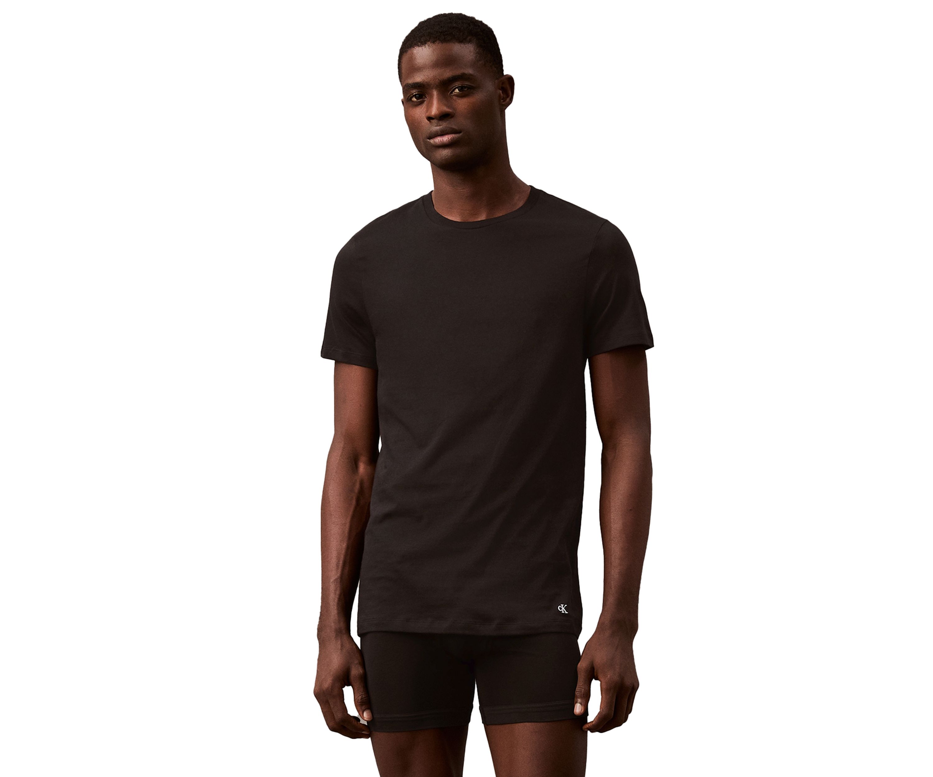 Short Sleeve Crew Neck Undershirt - 3 Pack