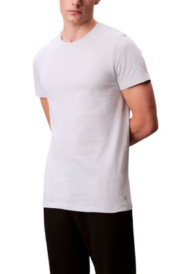 Calvin Klein Men's Short Sleeve Crew Neck Undershirt - 3 Pack, XL