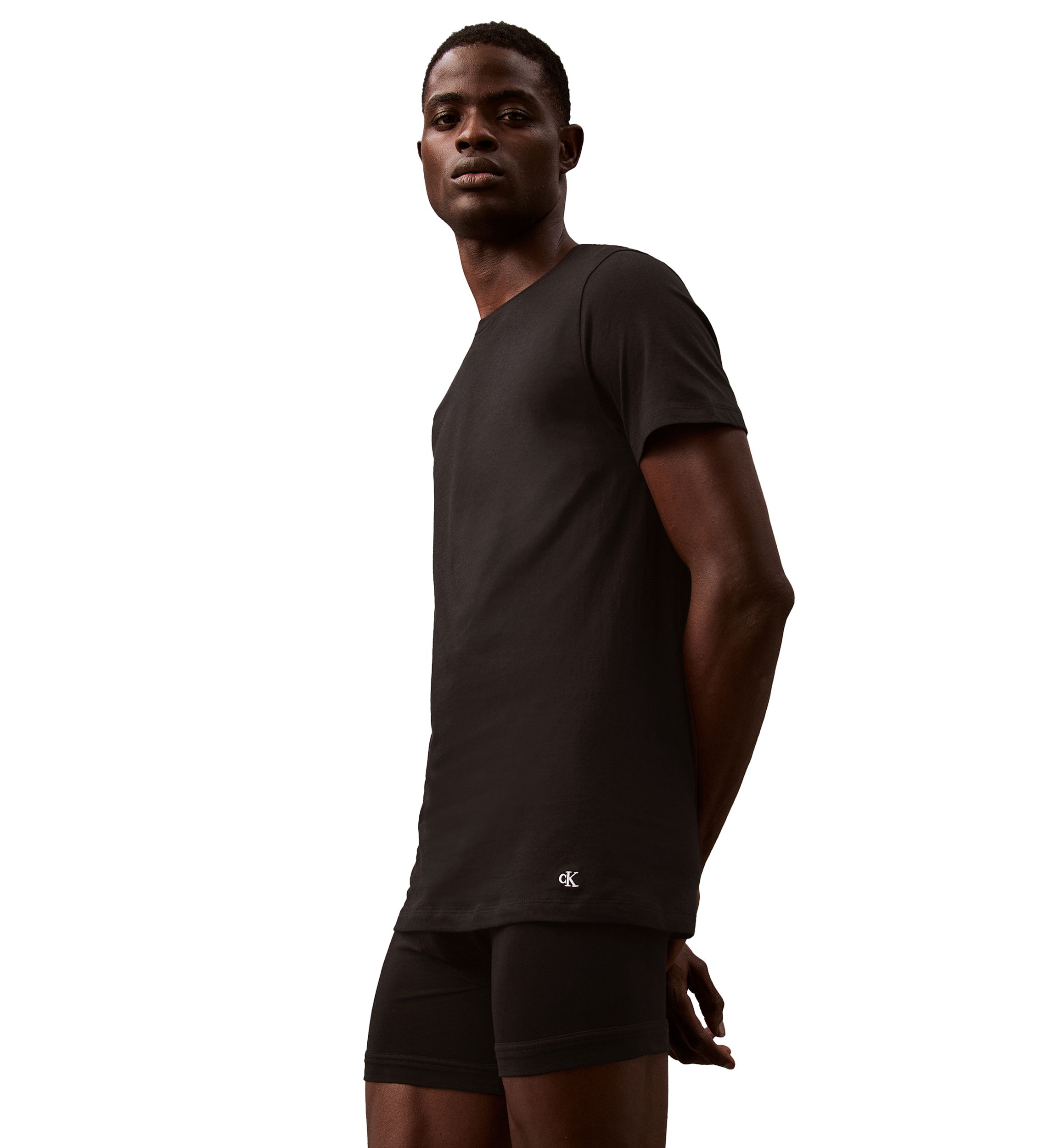Short Sleeve Crew Neck Undershirt - 3 Pack