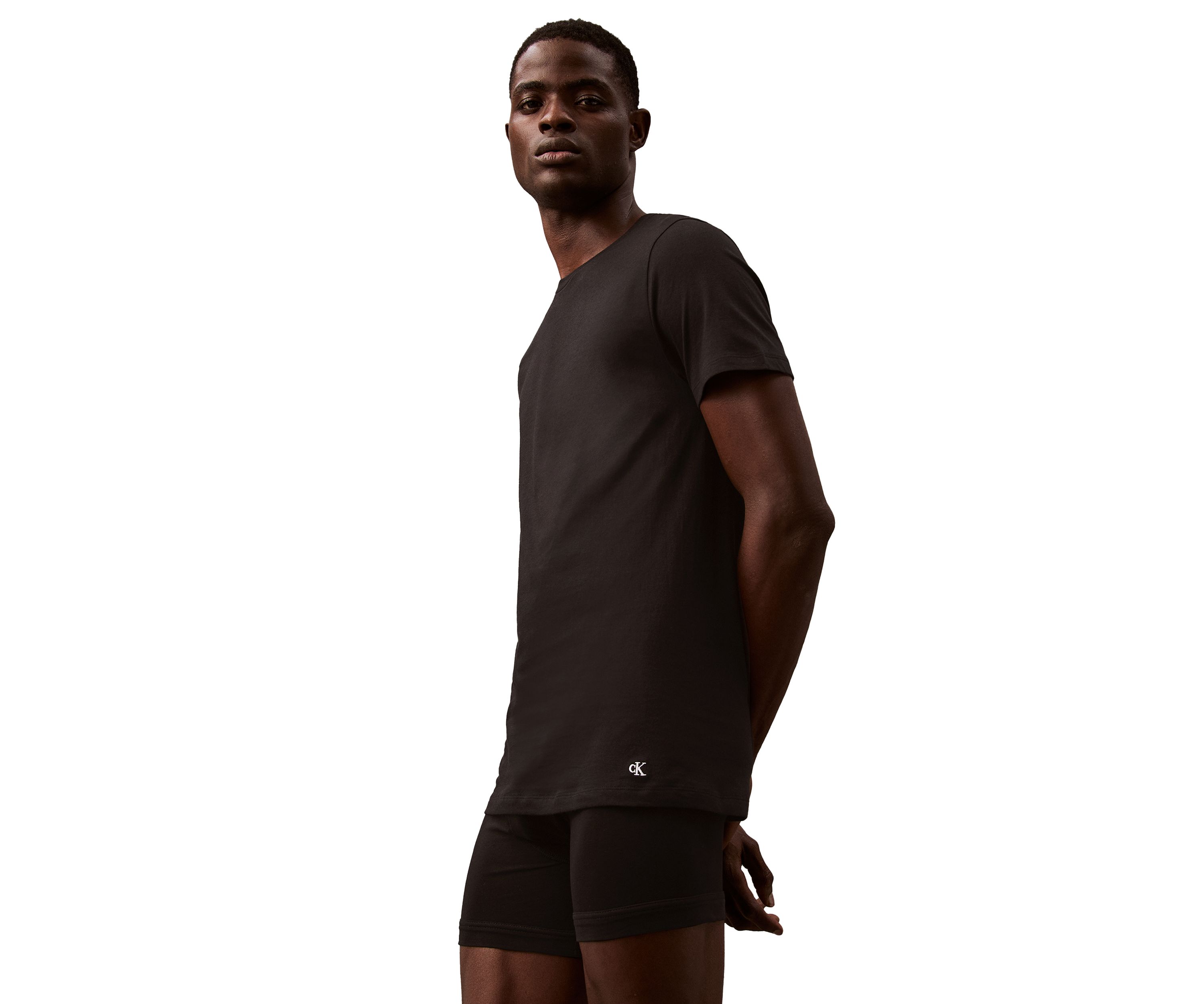 Short Sleeve Crew Neck Undershirt - 3 Pack