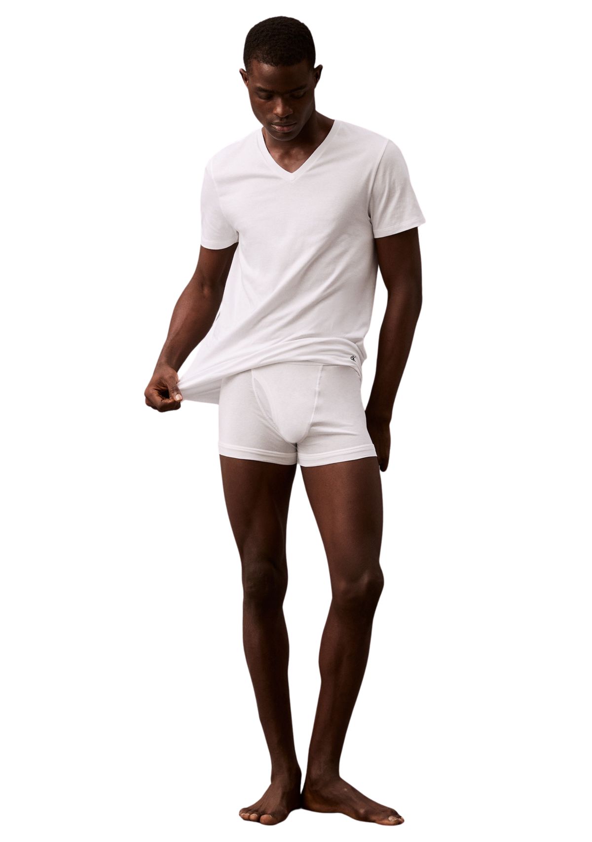 Short Sleeve V-Neck Undershirt - 3 Pack