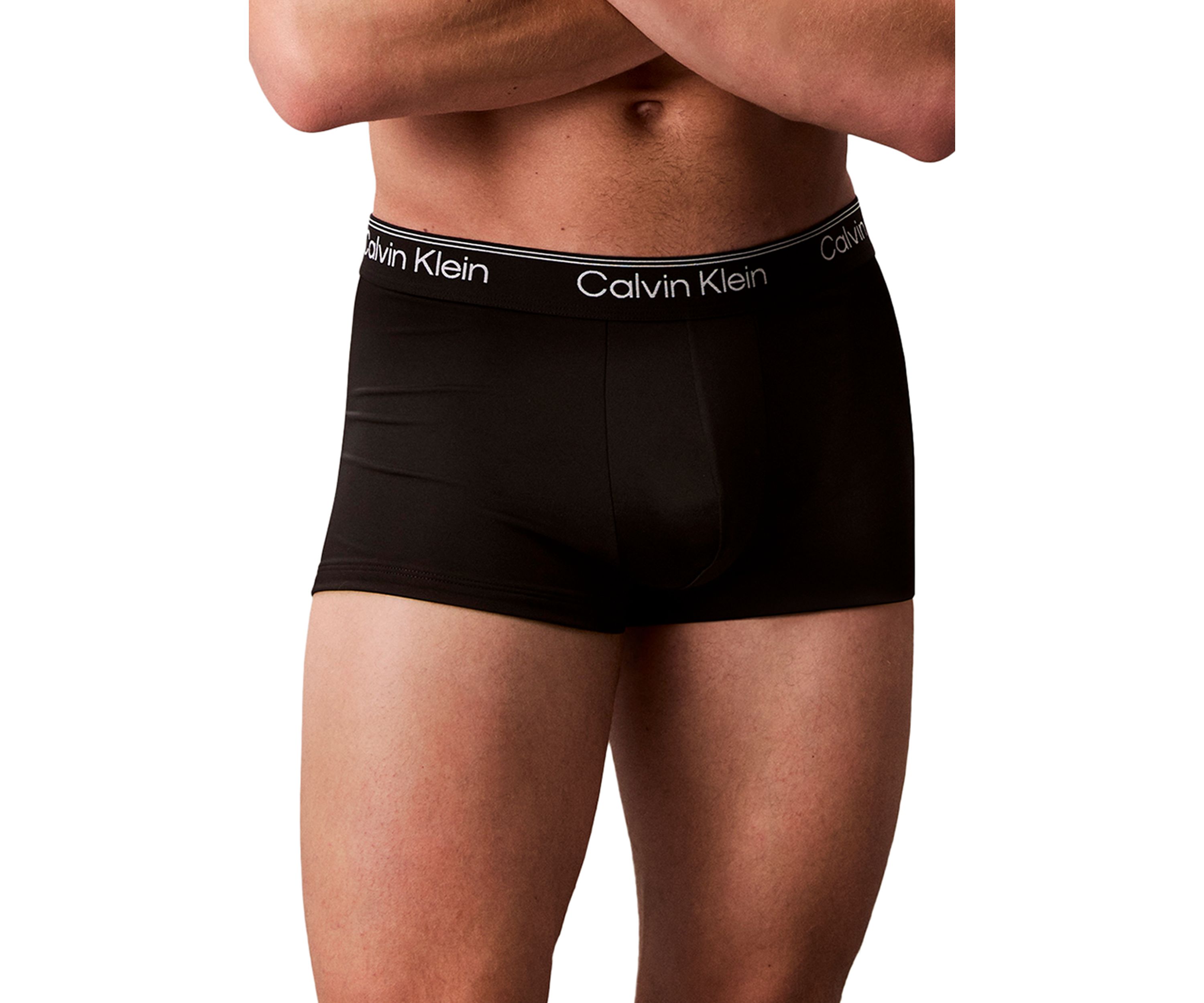 Microfiber Stretch 3-Pack Low Rise Trunks 