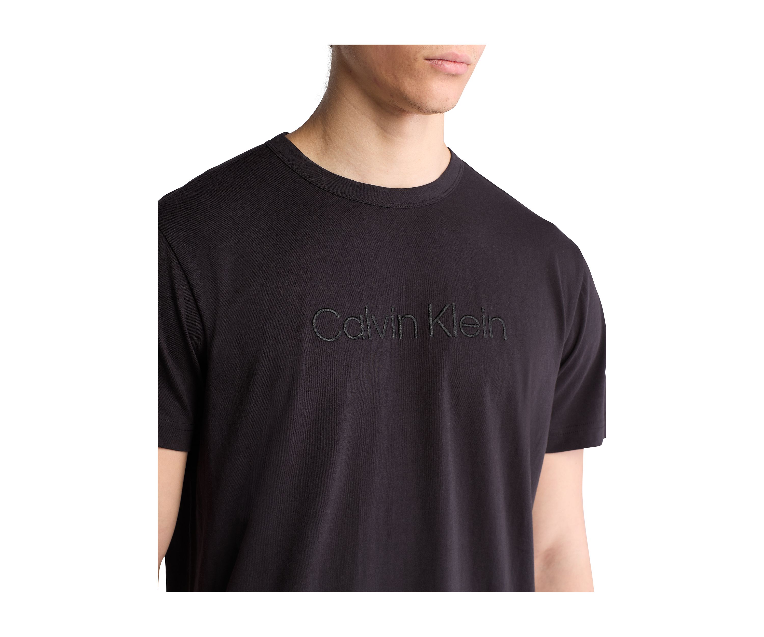  Calvin Klein Logo Crewneck T-Shirt 