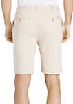 Flat Front Stretch Shorts
