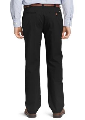 Performance Stretch Chino Straight Fit Flat Front Pants