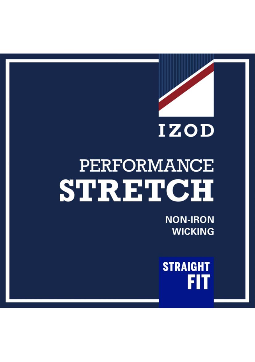 Performance Stretch Chino Straight Fit Flat Front Pants