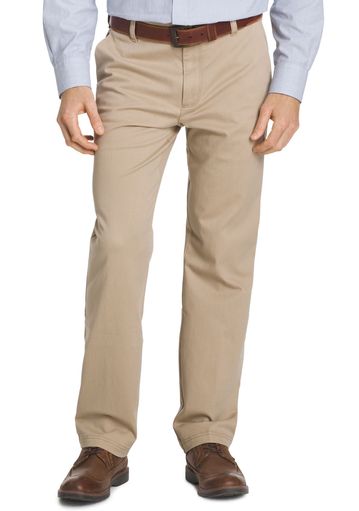 Performance Stretch Classic Fit Flat Front Pants
