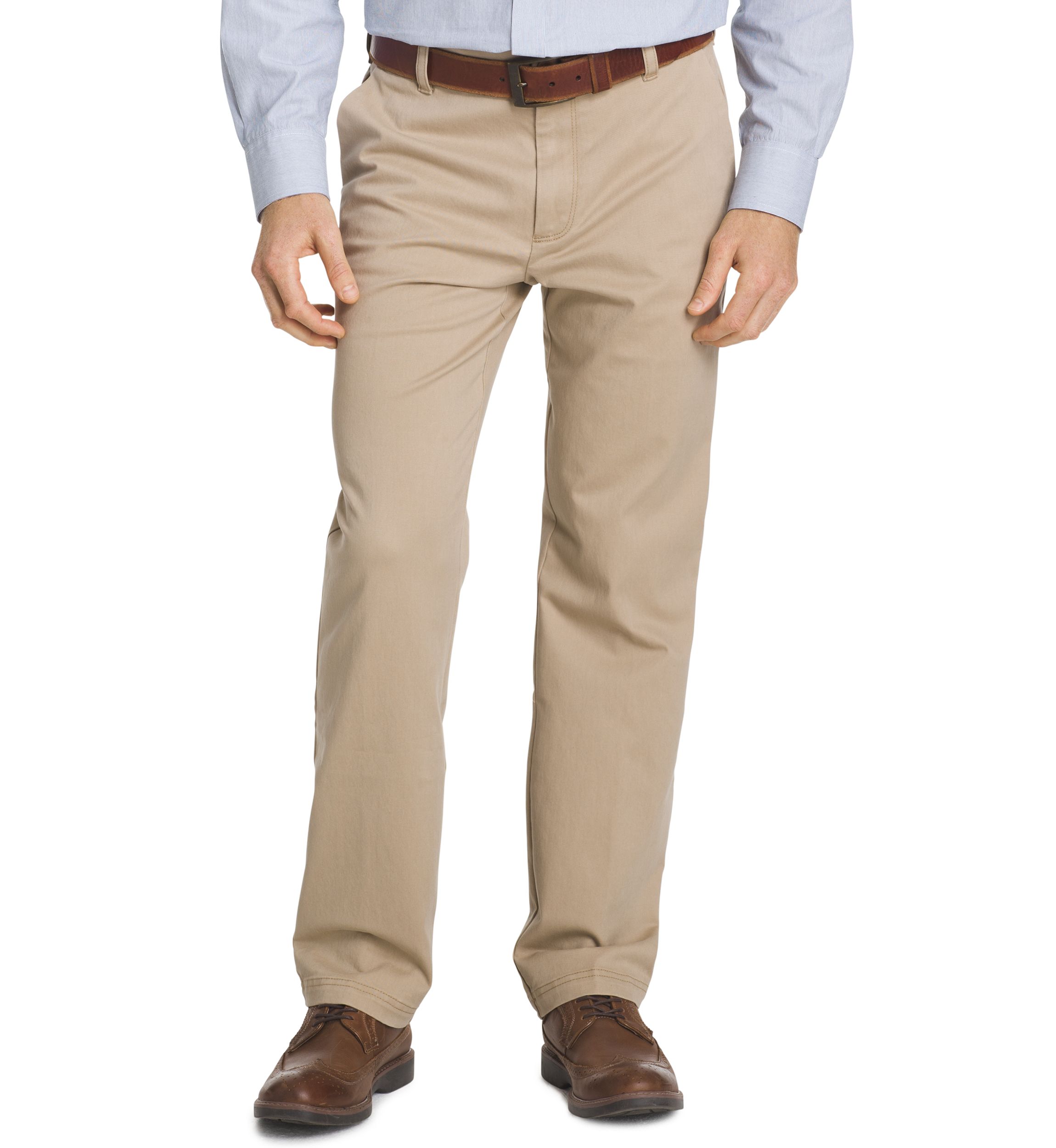 Performance Stretch Classic Fit Flat Front Pants