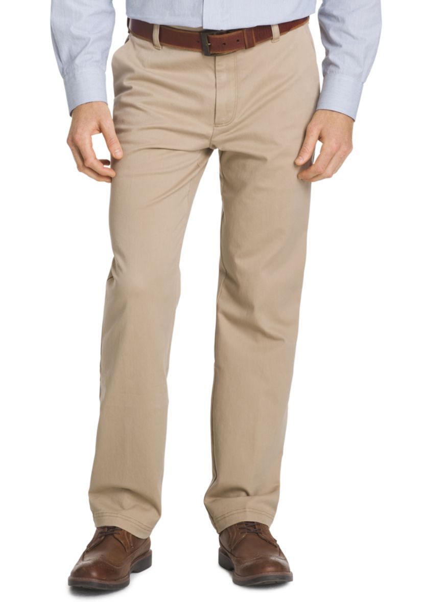 Performance Stretch Classic Fit Flat Front Pants