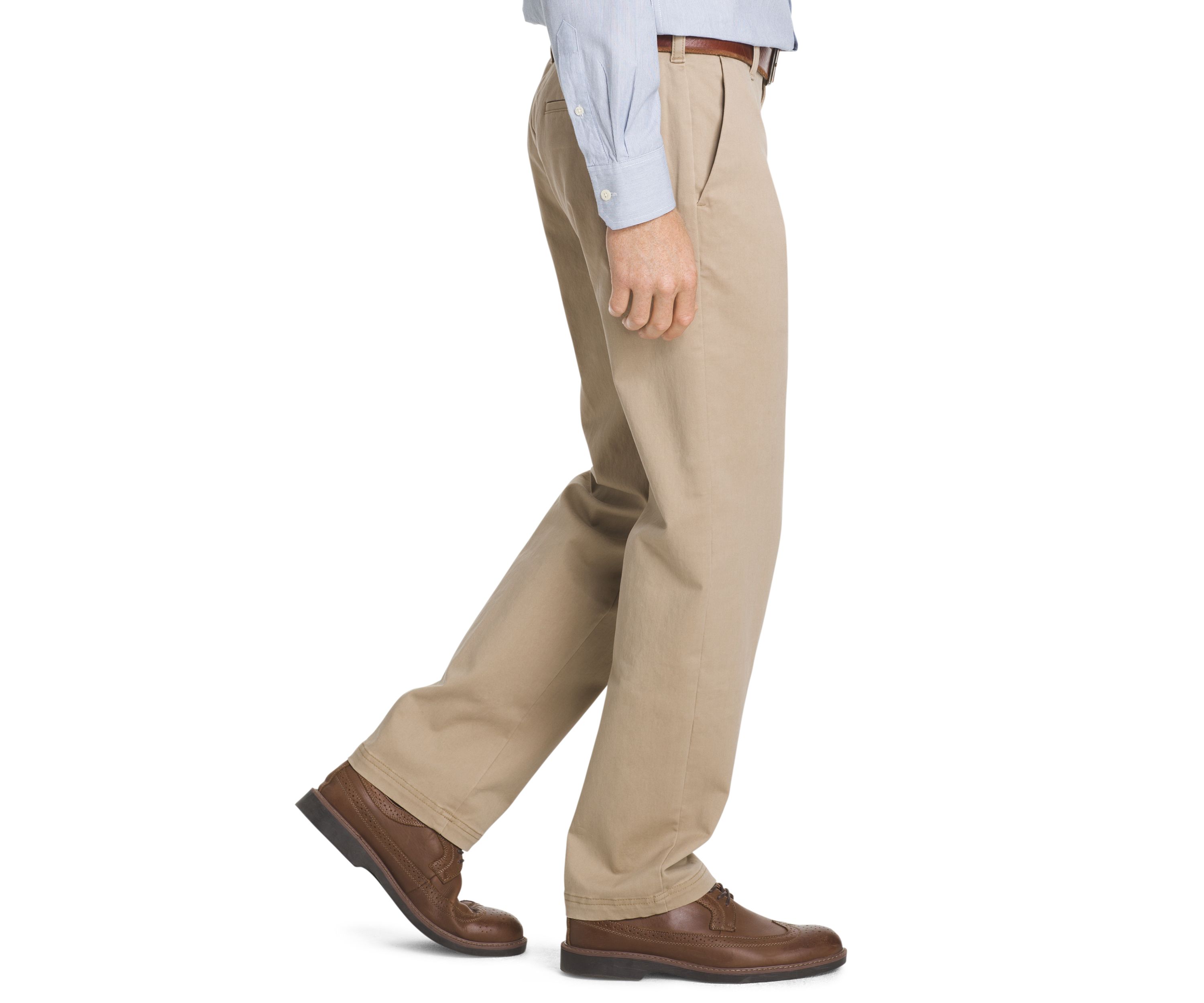 Performance Stretch Classic Fit Flat Front Pants