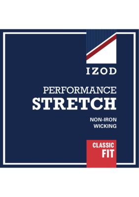Performance Stretch Classic Fit Flat Front Pants