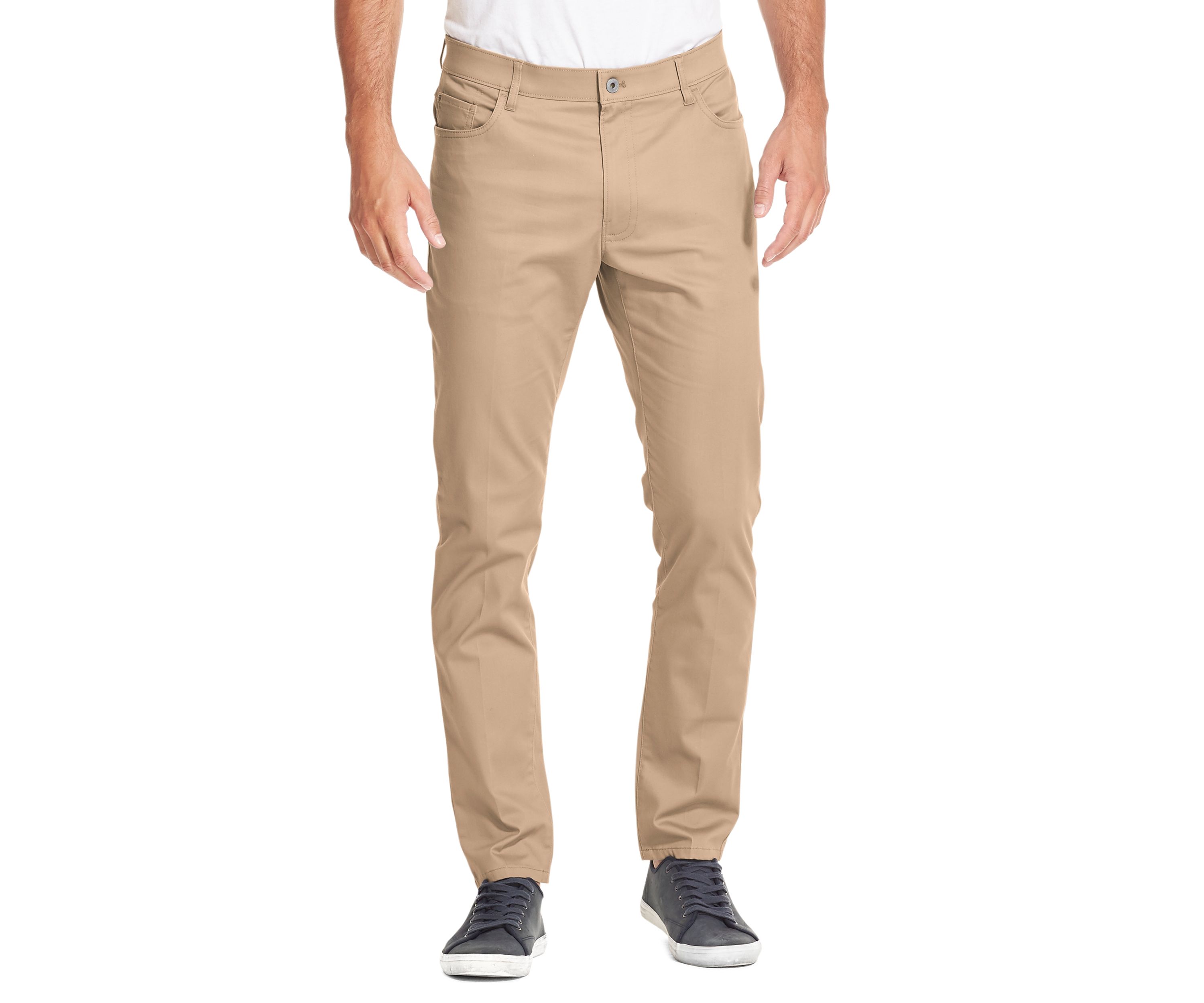 Premium Stretch Straight Tapered Fit Five Pocket Chino Pants