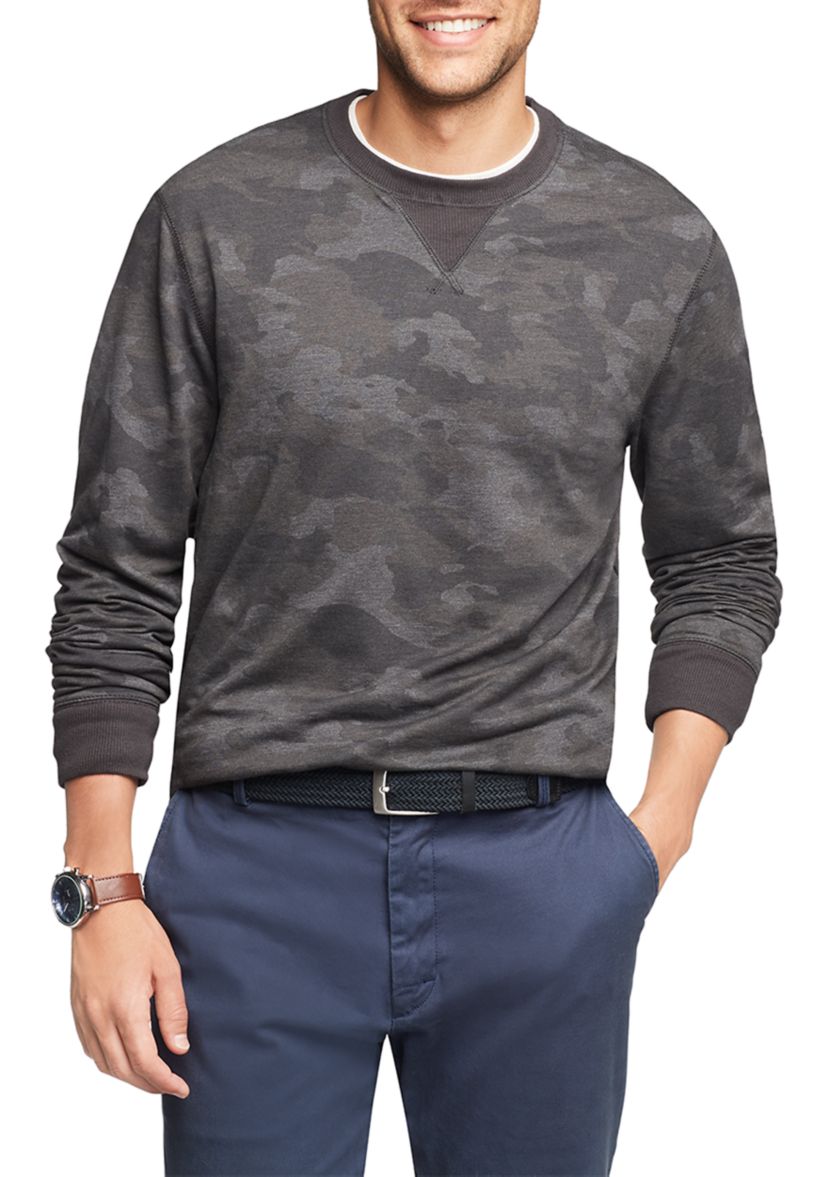 Saltwater French Terry Crewneck Knit Shirt