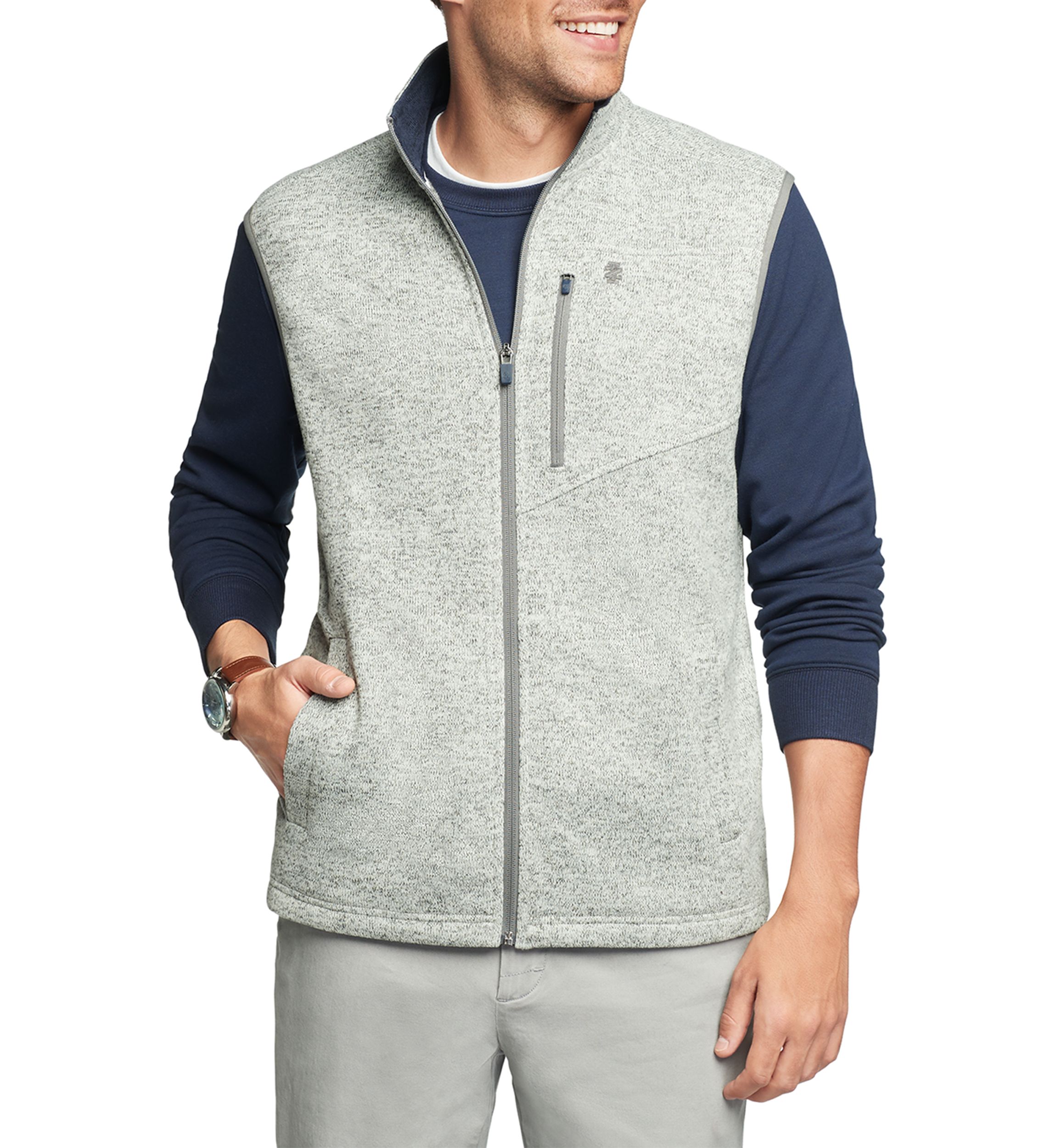 Mens Perform Sweater Fleece Vest