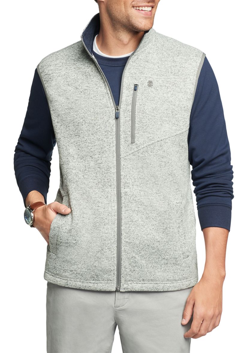 Mens Perform Sweater Fleece Vest