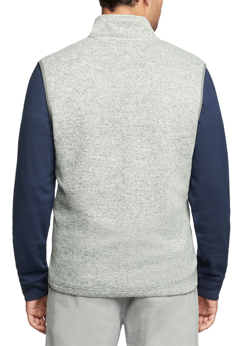 Mens Perform Sweater Fleece Vest