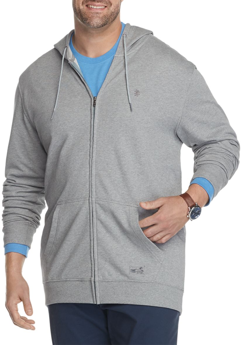 Big & Tall Full Zip French Terry Hoodie