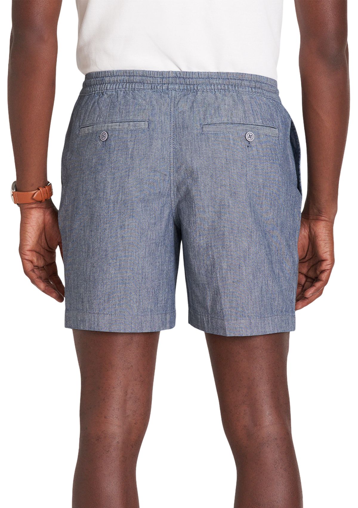 7" Elastic Waist Drawstring Shorts