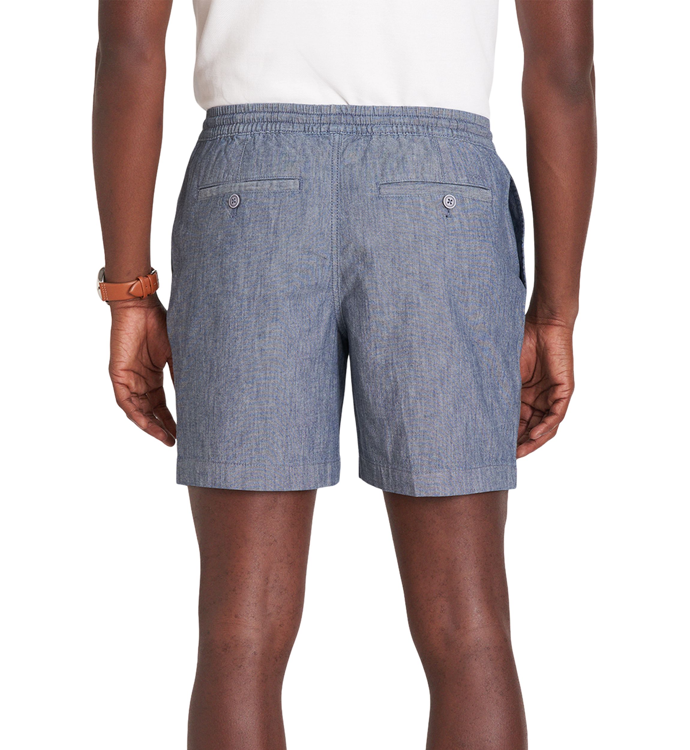 7" Elastic Waist Drawstring Shorts
