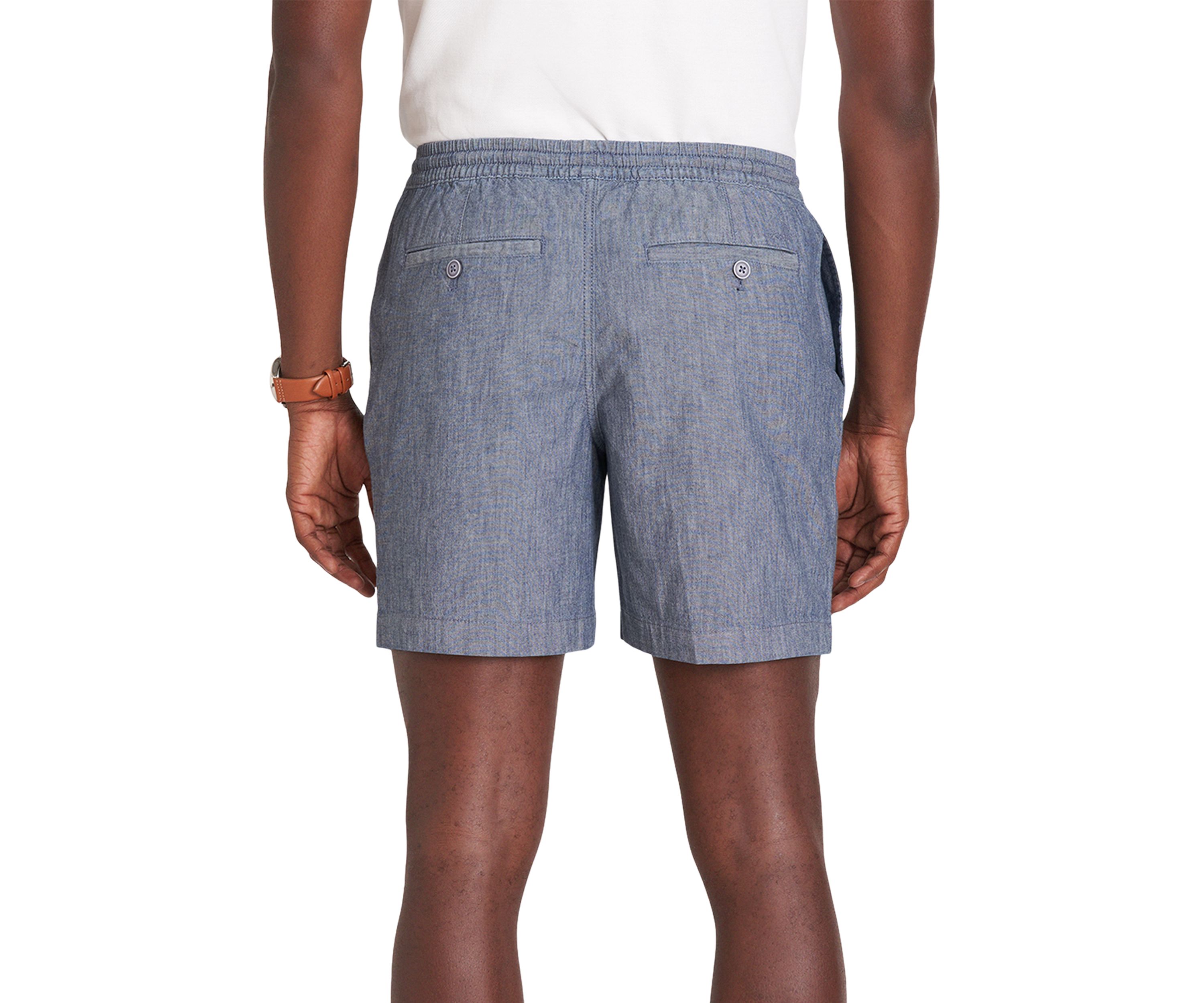 7" Elastic Waist Drawstring Shorts