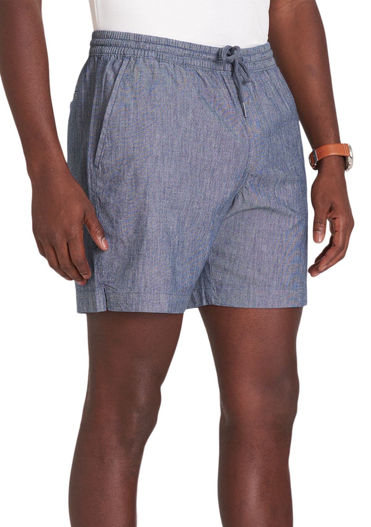 7" Elastic Waist Drawstring Shorts