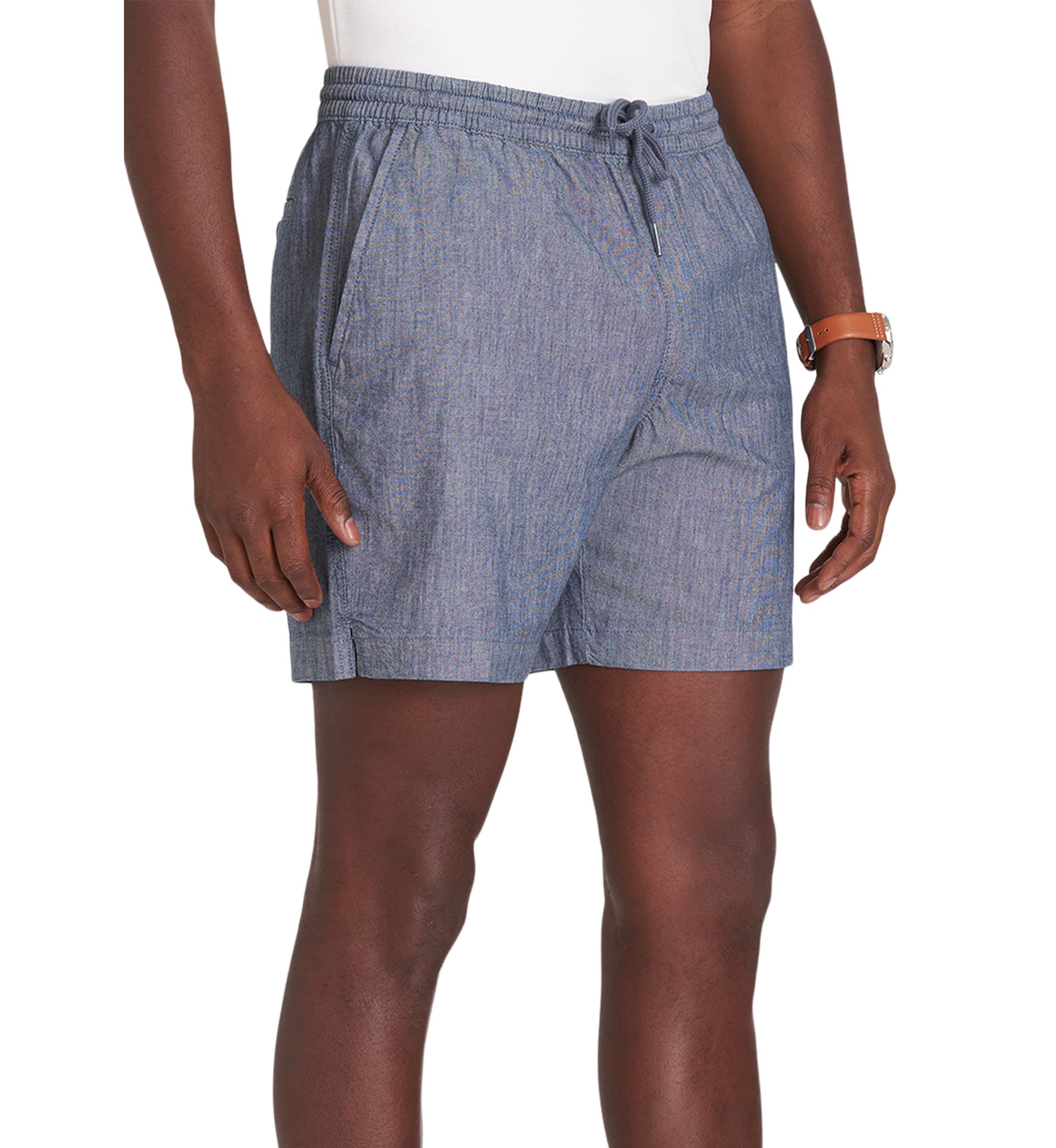 7" Elastic Waist Drawstring Shorts