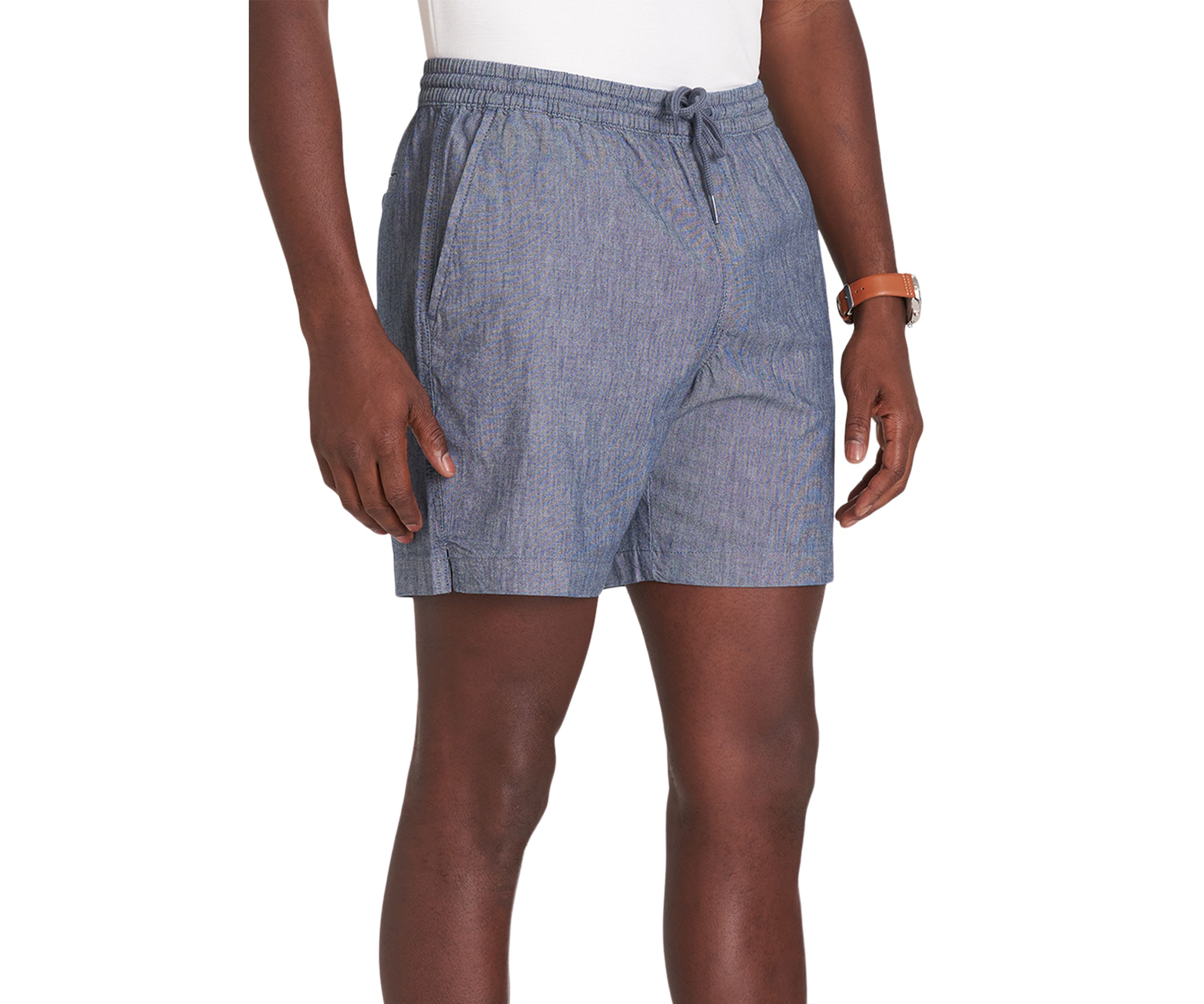 7" Elastic Waist Drawstring Shorts