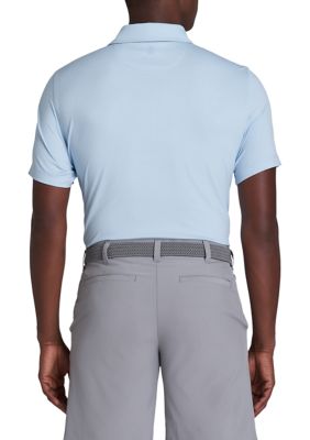 Short Sleeve Grid Polo